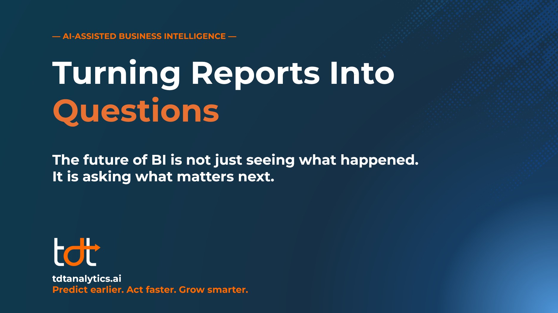 Turning Reports Into Questions